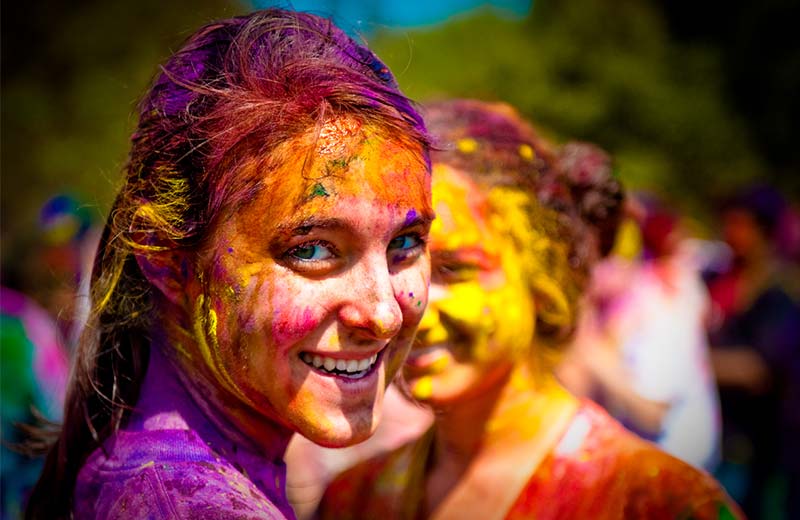Celebrate Holi in India