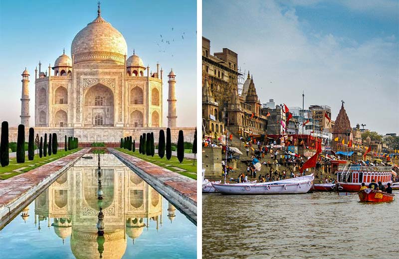 Golden Traingle with Ganges tour packages